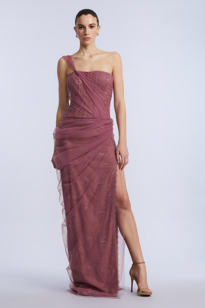 Tulle & Lace Gown