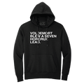 VOLDEMORT BLEW A SEVEN HORCRUX LEAD. (BLACK & WHITE) HOODED SWEATSHIRT - OBVIOUS SHIRTS