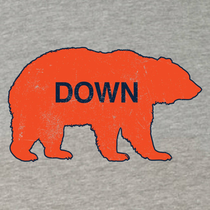 WALKING BEAR DOWN (WEATHERED PRINT - GREY LONG SLEEVE) - OBVIOUS SHIRTS