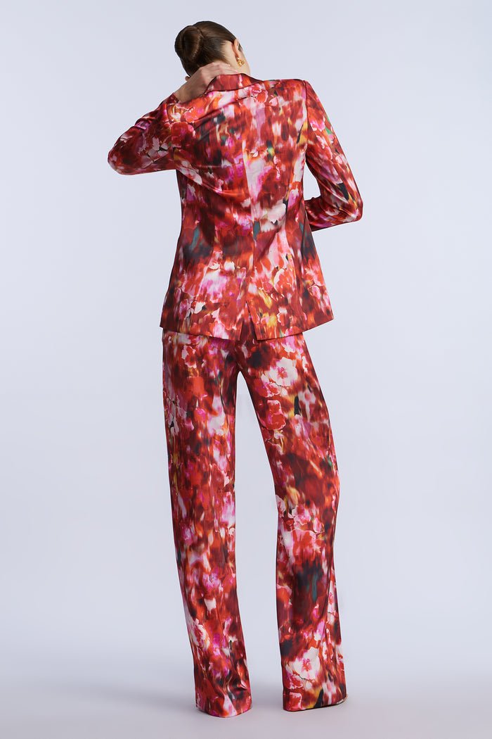 Washed Floral Blazer