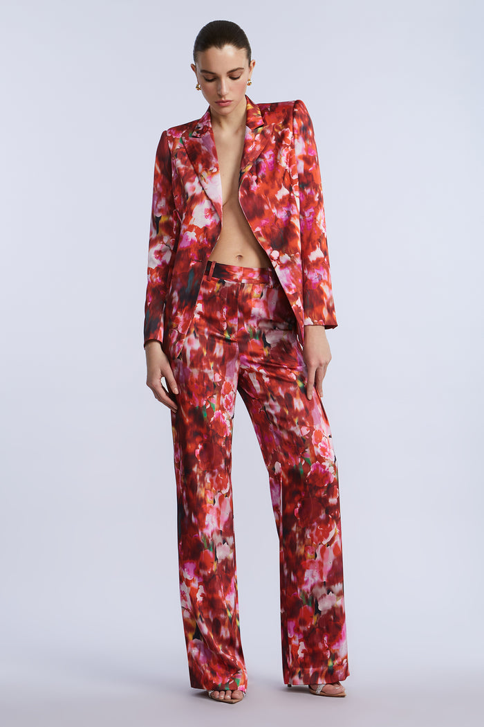 Washed Floral Blazer