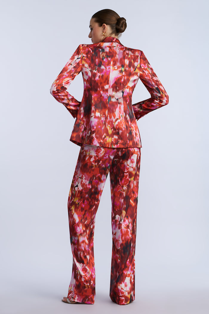Washed Floral Blazer