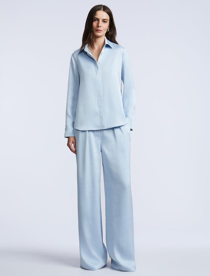 Washed Relaxed Button Down