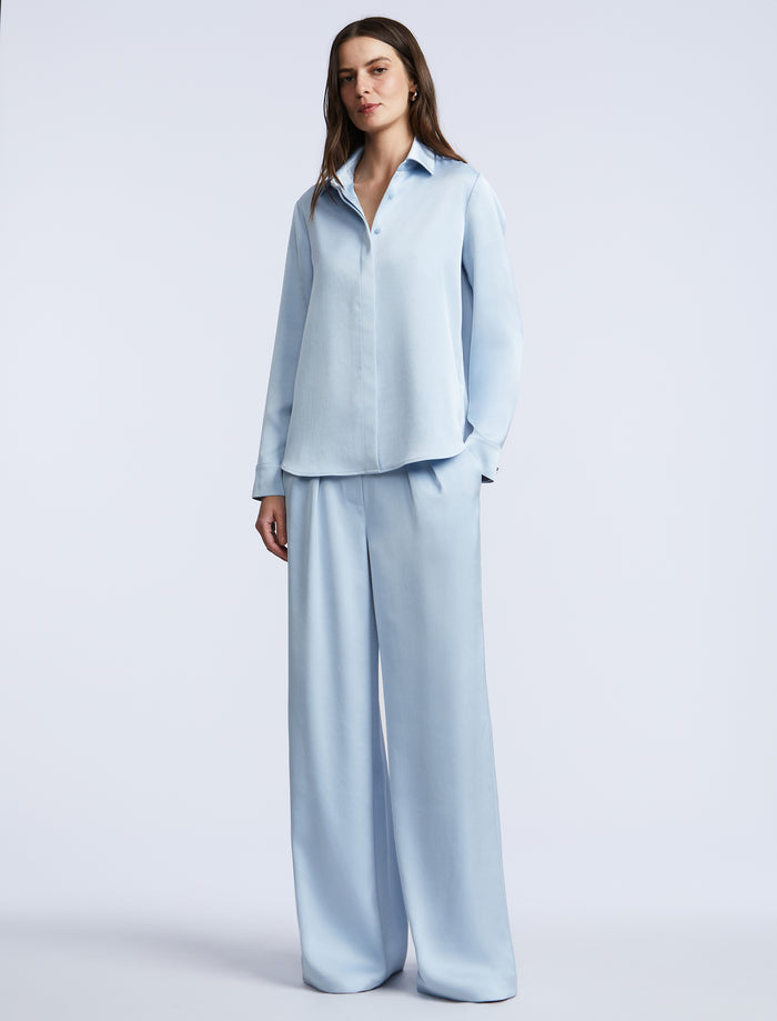 Washed Relaxed Button Down