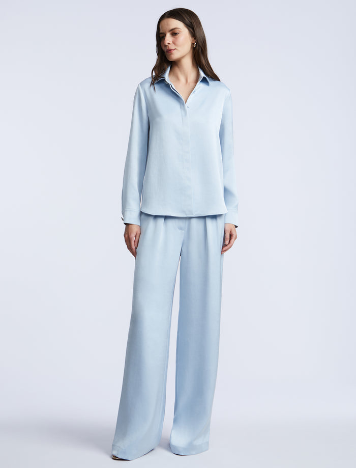 Washed Relaxed Button Down