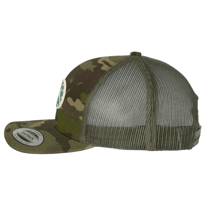 WRIGLEY CLOCK CAMO. (SNAPBACK HAT) - OBVIOUS SHIRTS