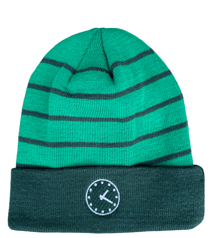 NEW WRIGLEY CLOCK BEANIE. (NO POM) - OBVIOUS SHIRTS