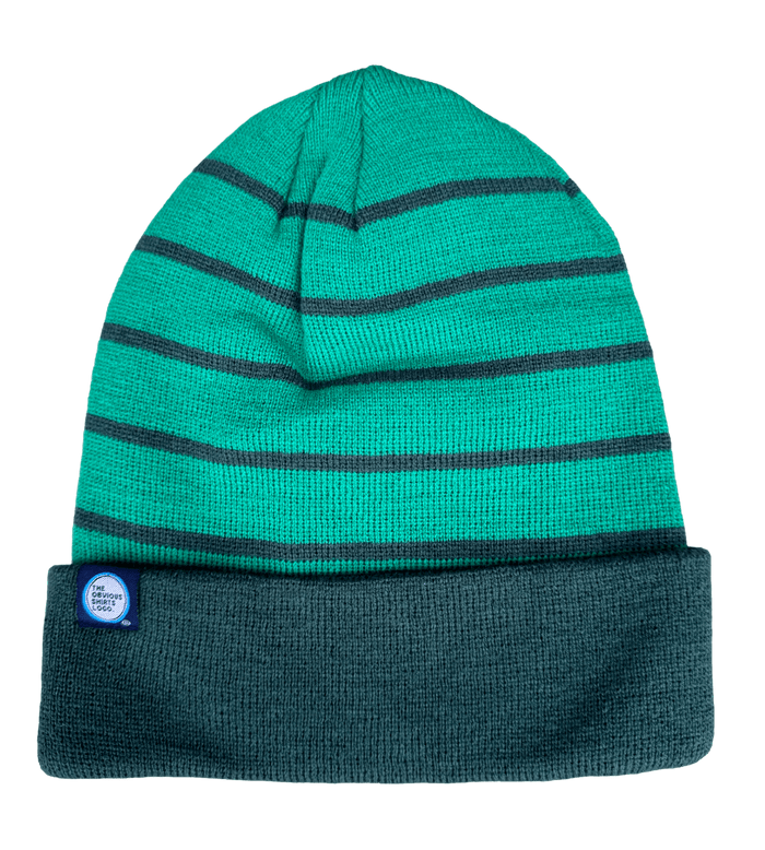NEW WRIGLEY CLOCK BEANIE. (NO POM) - OBVIOUS SHIRTS