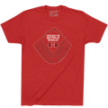 WRIGLEY HOCKEY STADIUM. (RED TEE) - OBVIOUS SHIRTS